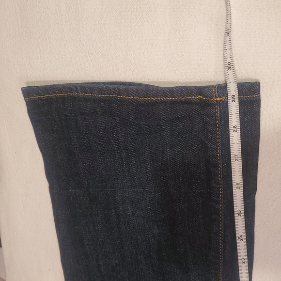 Lucky Brand Lola Boot Cut Embroidered Snap Closure Back Pocket Sz 14 X 32" Jeans - Picture 12 of 12